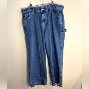 Torrid Women’s Classic Blue Denim High Rise Carpenter Jeans Size 16 Straight Leg